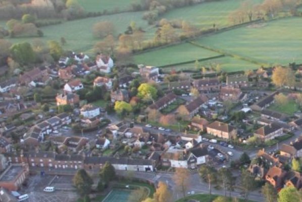 Aerial view of Market Bosworth